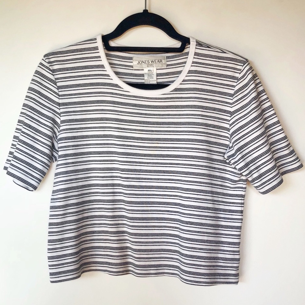 Black and white striped shirt